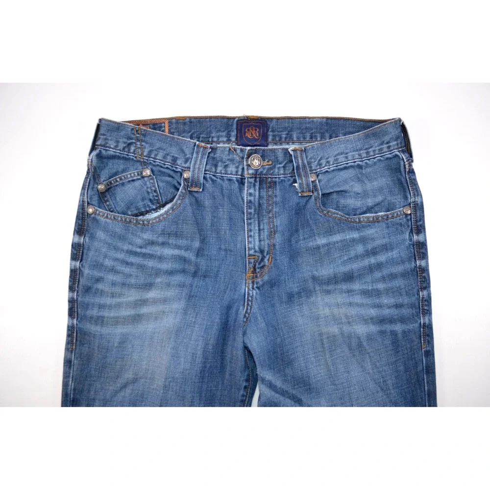 ROCK & REPUBLIC Riptide Straight Leg Denim Jeans Men's 36 x‎ 32 Inseam 31.5